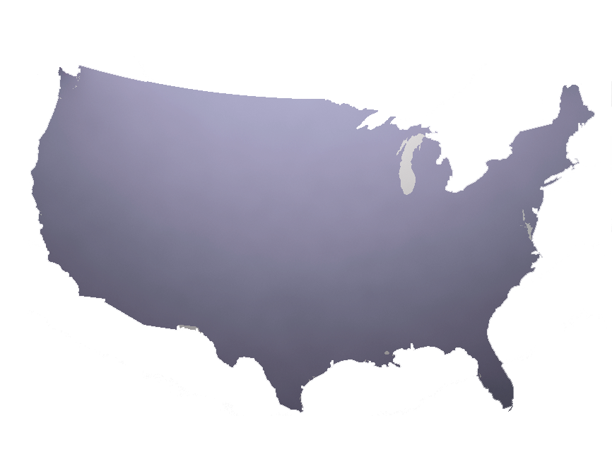 Image of the United States with 20 locations marked where Nth Degree has event marketing and trade show labor management operations